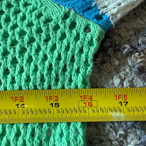 Sincerely Jules Yellow and Green Knit Sweater - Picture 3 of 5